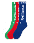 Chrome Hearts 3 Pack CH Logo Socks Multi