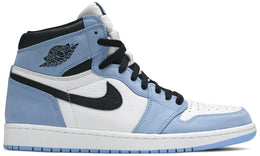 Air Jordan 1 Retro High Blanc Bleu Universitaire Noir