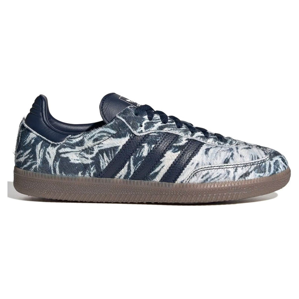 Adidas Samba OG Pony Hair Night Indigo Off White (Women's) sneakers — style IH9023 — photo 1 of 5