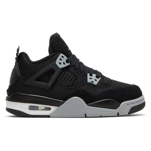 Air Jordan 4 Retro Black Canvas (GS)