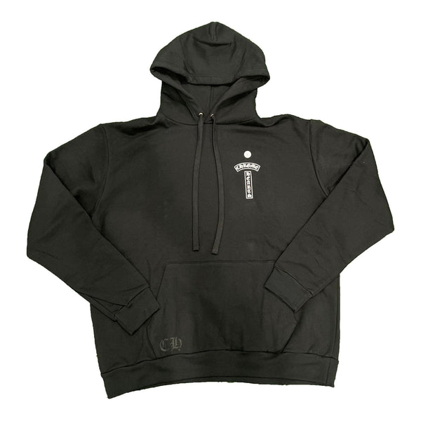 Chrome Hearts USA Shoulder Logo Hoodie Black - Supra Sneakers