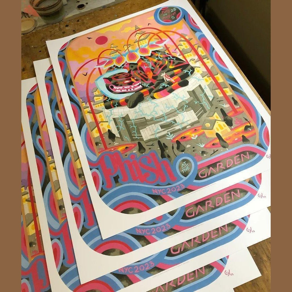 Graham Yarrington Phish MSG APS (1/150) Lithograph Print - Supra Sneakers