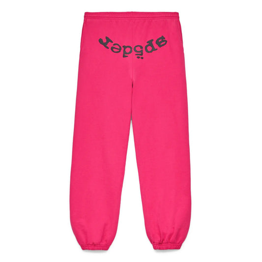 Sp5der Legacy Web Sweatpants Pink & Black - Supra Sneakers