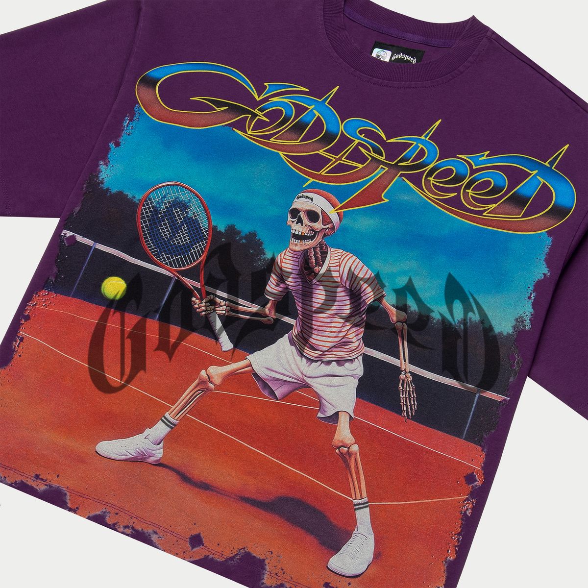 Godspeed Top Spin T-Shirt Purple Wash