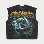 Godspeed 420 Indoor VVS Sleeveless T-Shirt Grey Wash - Image 4