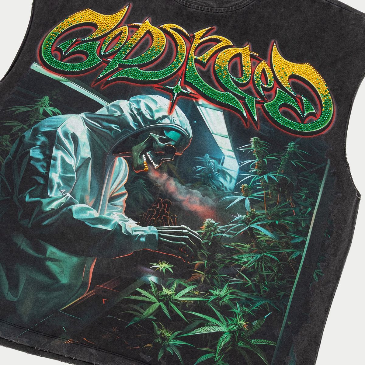 Godspeed 420 Indoor VVS Sleeveless T-Shirt Grey Wash