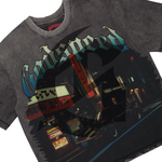Godspeed Pit Stop: Tokyo T-Shirt Grey Wash - Image 3