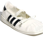 Adidas Superstar Square Toe Ballet Jennie Off White Black (Women's) sneakers — style LB3786 — photo 2 of 9 - Image 2