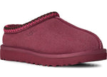 Maroon slipper with red trim on a white background - Image 2
