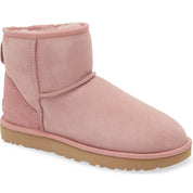 UGG Classic Mini II Genuine Shearling Lined Boot Powder Pink (Women's)