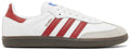 Adidas Samba OG 白色猩红配色