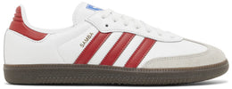 Adidas Samba OG 白色猩红配色