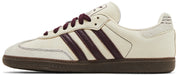 Adidas Samba OG Wonder White Maroon (Women's)