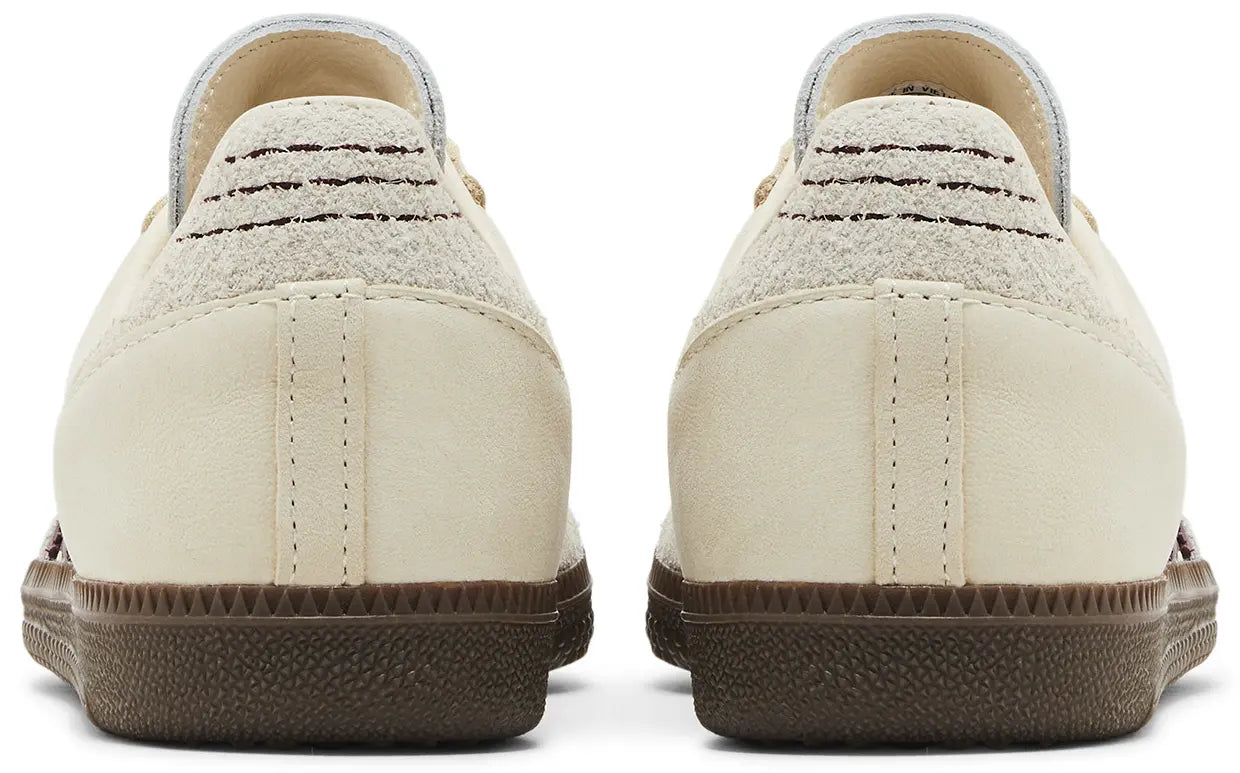 Adidas Samba OG Wonder White Maroon (Women's)