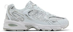 New Balance 530 White Silver Metallic Polka Dots - Image 1