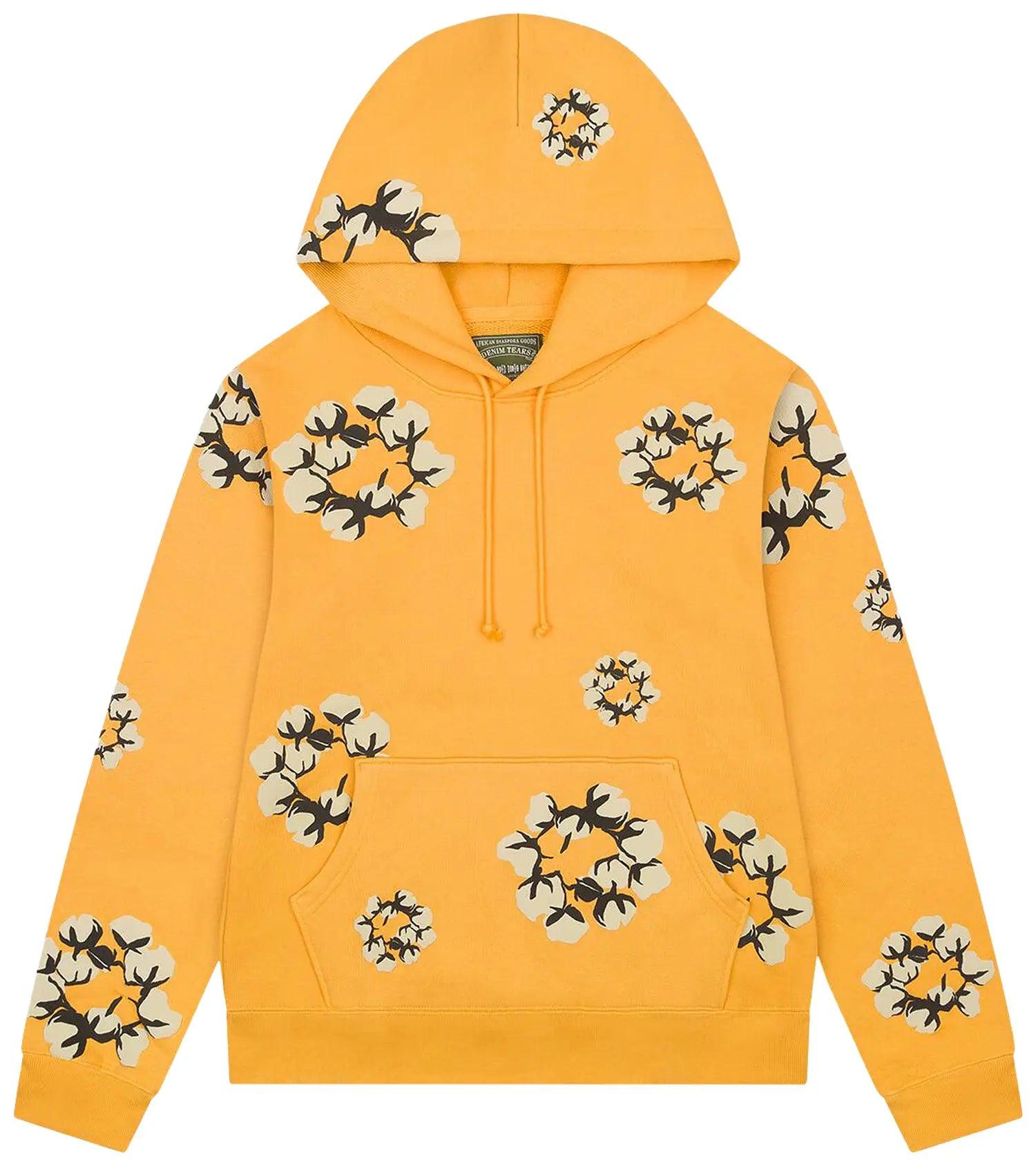 Denim Tears x CPFM Cactus Tears Wreath Hoodie Yellow