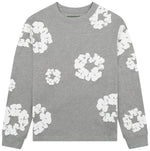 Denim Tears Long Sleeve Cotton Wreath Tee Grey - Image 1