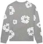 Denim Tears Long Sleeve Cotton Wreath Tee Grey - Image 2