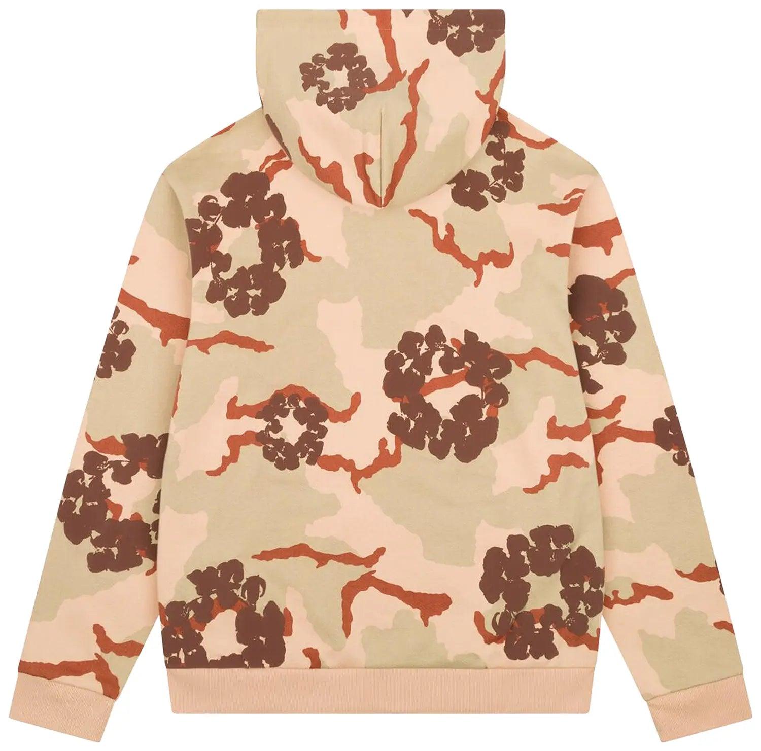 Denim Tears Desert Storm Tan Camo Cotton Wreath Zip Hoodie