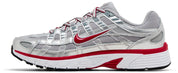 Nike P-6000 Metallic Silver Gym Red