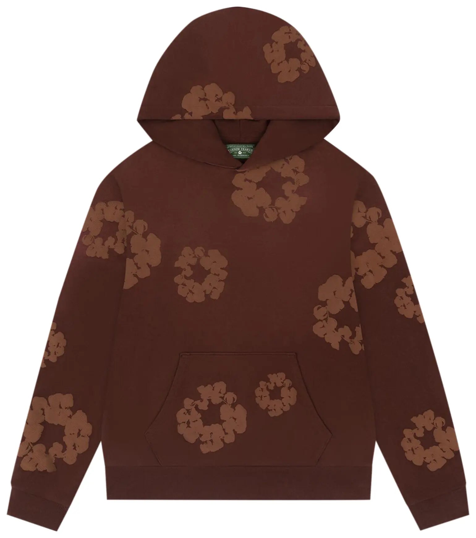Denim Tears Mono Cotton Wreath Hoodie Brown