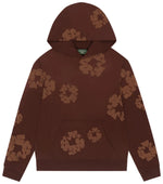 Denim Tears Mono Cotton Wreath Hoodie Brown - Image 1