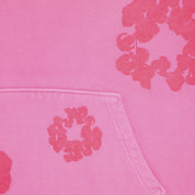 Denim Tears Mono Cotton Wreath Hoodie Hyper Pink