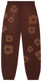 Denim Tears Mono Cotton Wreath Sweatpants Brown