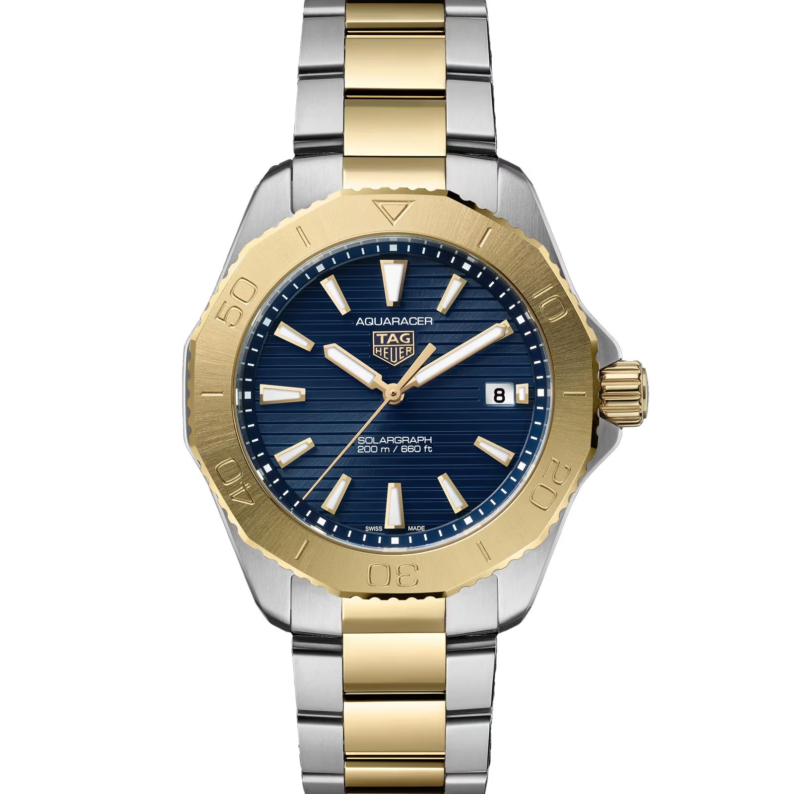 TAG Heuer Aquaracer Professional 200 Solargraph 40mm Mens Watch (WBP1120.BB0002)