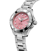 TAG Heuer Aquaracer Professional 200 Solargraph 34mm Ladies Watch Pink (WBP1318.BA0005)