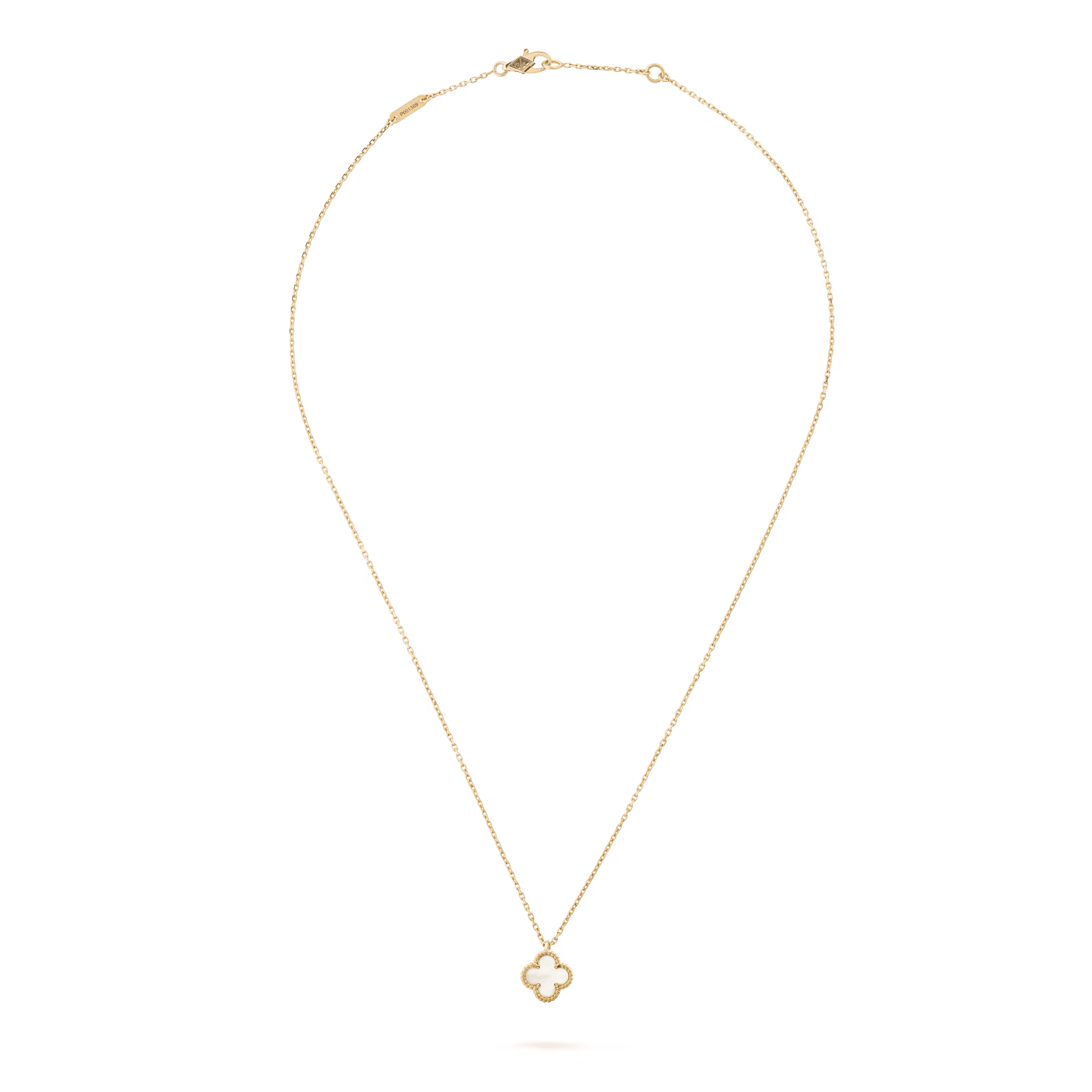 Van Cleef & Arpels Sweet Alhambra pendant 18K yellow gold, Mother-of-pearl