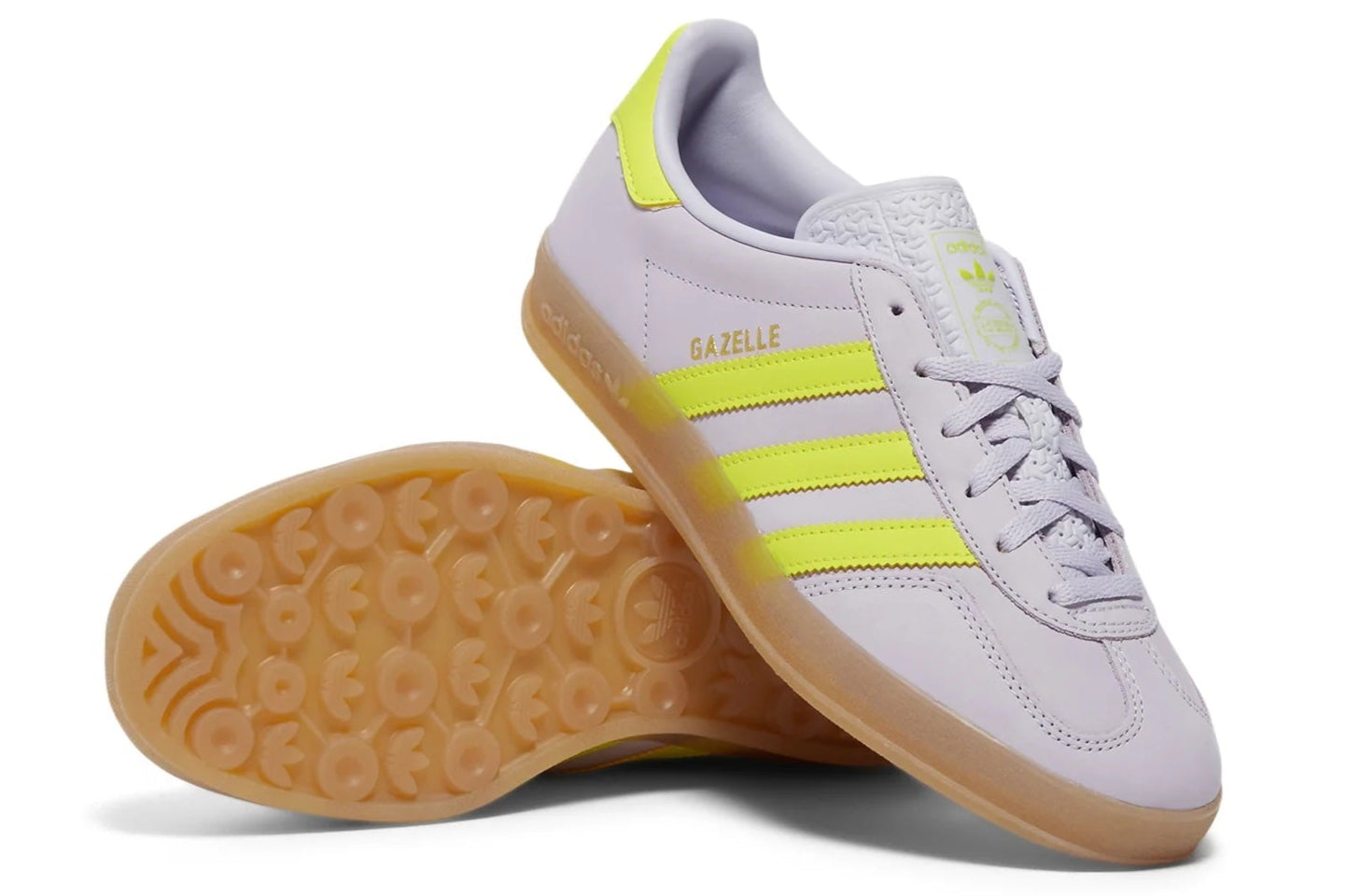 Adidas Gazelle Indoor Silver Dawn Solar Yellow (Women's)