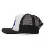 Chrome Hearts Triple Cross USA Trucker Hat Red, White & Blue - Image 3
