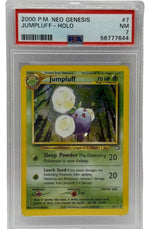 2000 Pokémon Neo Genesis Jumpluff Holo 7/111 PSA 7 NEAR MINT - Image 1