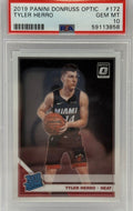 2019 Panini Donruss Optic Tyler Herro Base Rookie Card #172 PSA 10 GEM MINT