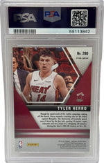 2019 Panini Mosaic Tyler Herro Reactive Orange Rookie Card #280 PSA 10 GEM MINT - Image 2
