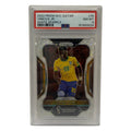 2022 Panini Prizm World Cup Qatar 2024 Vinicius Jr. White Sparkle #36 PSA 8 NM-MT