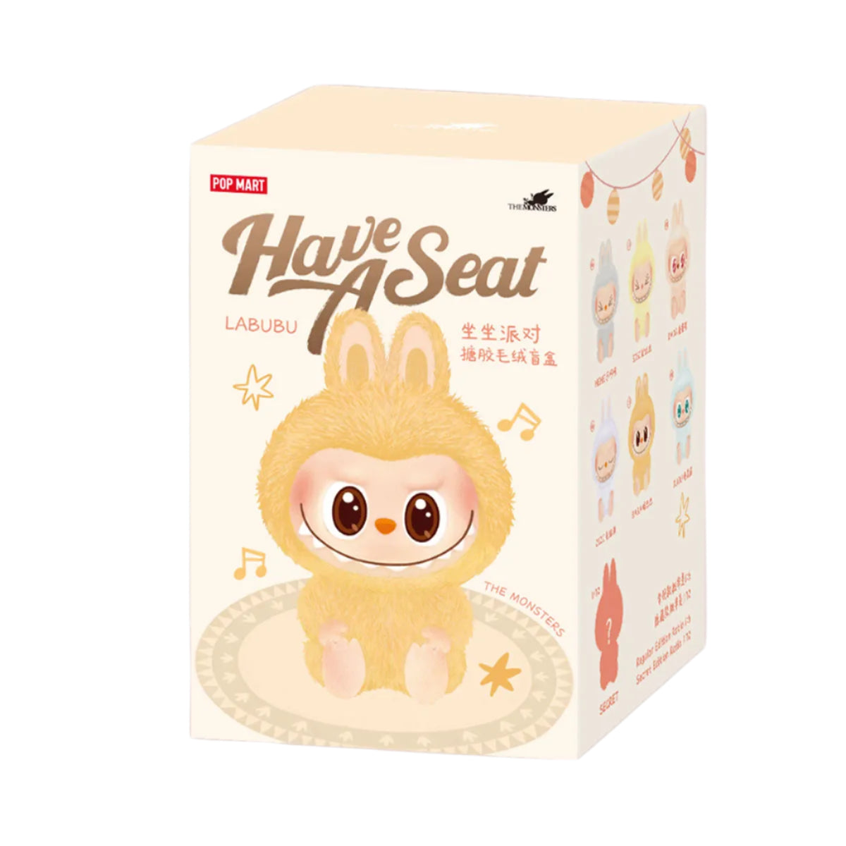 Pop Mart Labubu The Monsters Have a Seat Vinyl Plush Blind Box