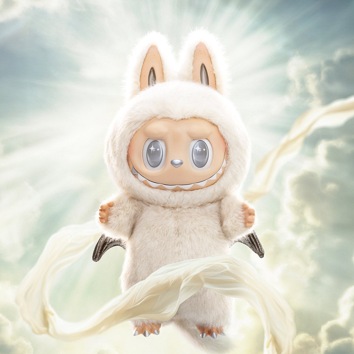 Pop Mart The Monsters Labubu Zimomo Angel in Clouds Figure