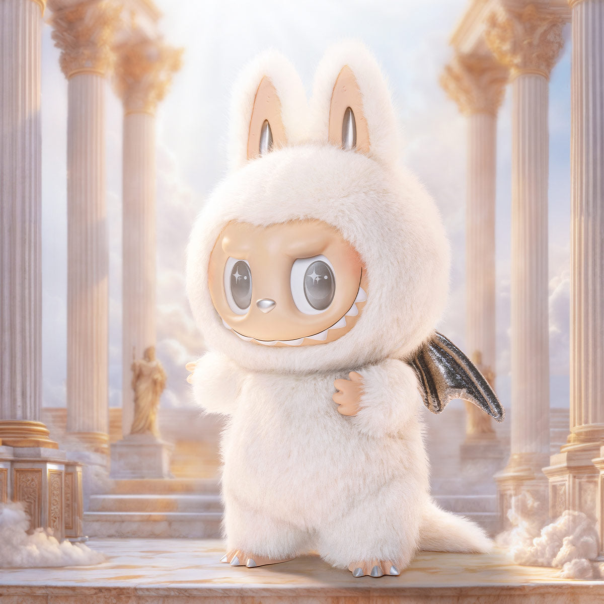 Pop Mart The Monsters Labubu Zimomo Angel in Clouds Figure