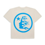 Hellstar Studios Classic T-Shirt Beige & Light Blue - Image 2