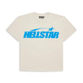 Hellstar Studios Classic Gel T-Shirt Beige & Light Blue