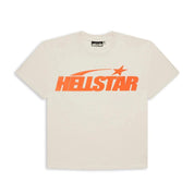 Hellstar Studios Classic T-Shirt Beige & Orange