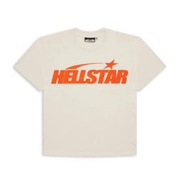 Hellstar Studios Classic Gel T-Shirt Beige & Orange