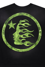 Hellstar Studios Classic Cracked T-Shirt Black & Green - Image 3