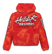 Hellstar Records Lava Wash Hoodie Red