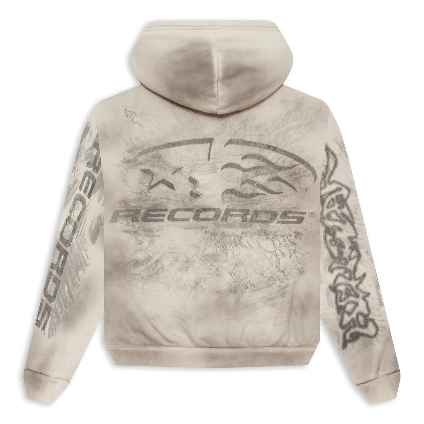Hellstar HStar Records Hoodie White