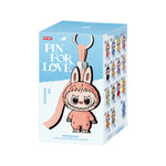 Box packaging of a plush keychain with 'Pin for Love' branding on a white background - Image 1