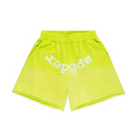 Sp5der OG Web V2 Sweatshort Acid Green - Image 1
