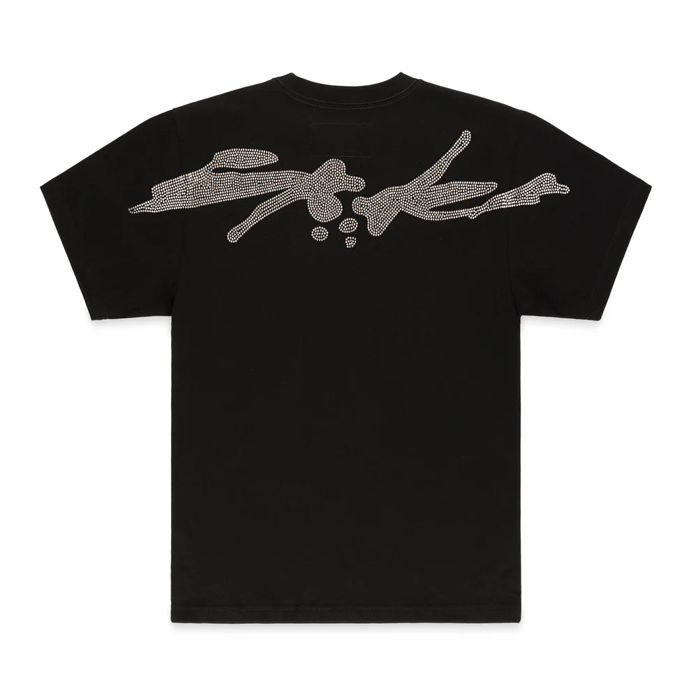 Sp5der TM Phantom Rhinestone Tee Black